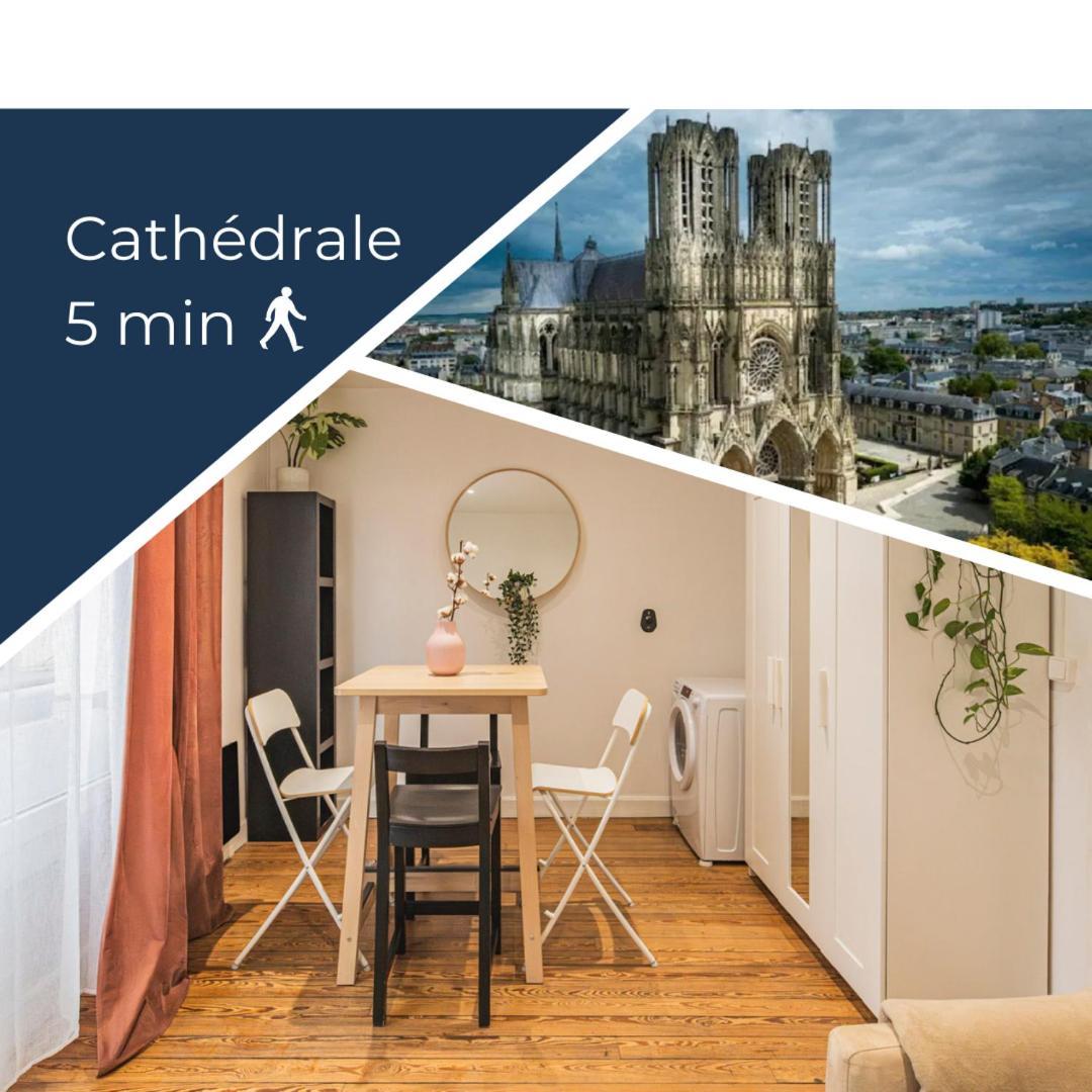 Appartement Cosy Proche Cathedrale 兰斯 外观 照片